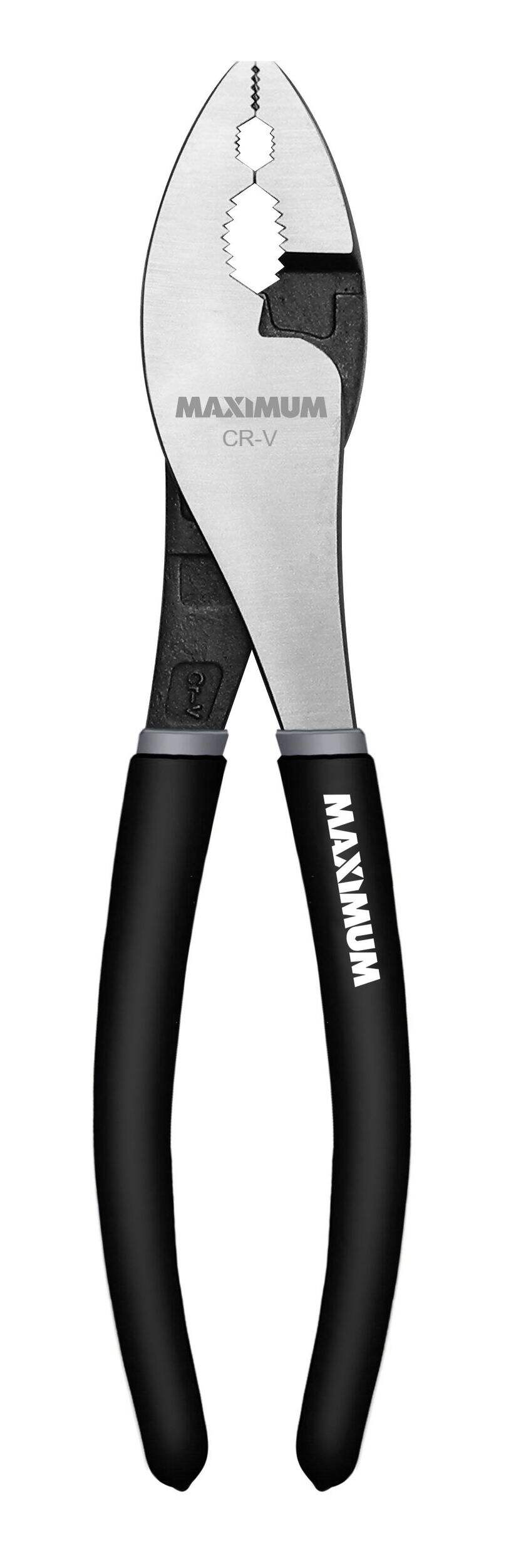 MAXIMUM Low-Pro Slip Joint Pliers, 10-in Front_Flat