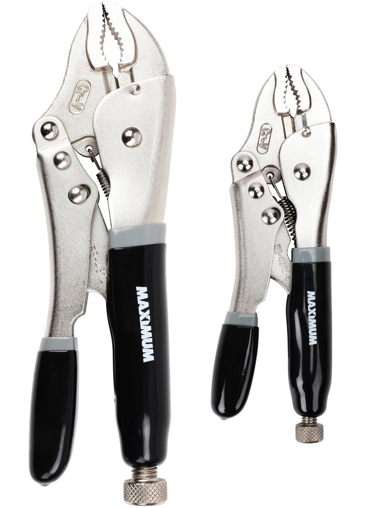 MAXIMUM High Leverage Locking Pliers with Quick Release Set, CrV Steel