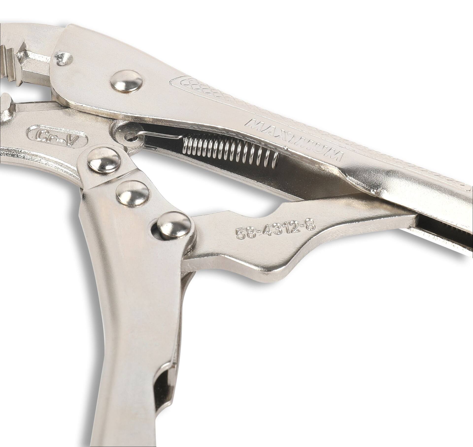 MAXIMUM High Leverage Locking Pliers with Quick Release Set, Cr-V