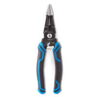 Pince à dénuder, couper, aléser et sertir 5-en-1 Mastercraft, calibre 10 à 20, 20,3 cm (8 po) Front_Flat
