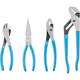 Channellock® CT-4 Pliers Set, Rust Resistant, High Carbon Steel, 4-pc Front_Flat