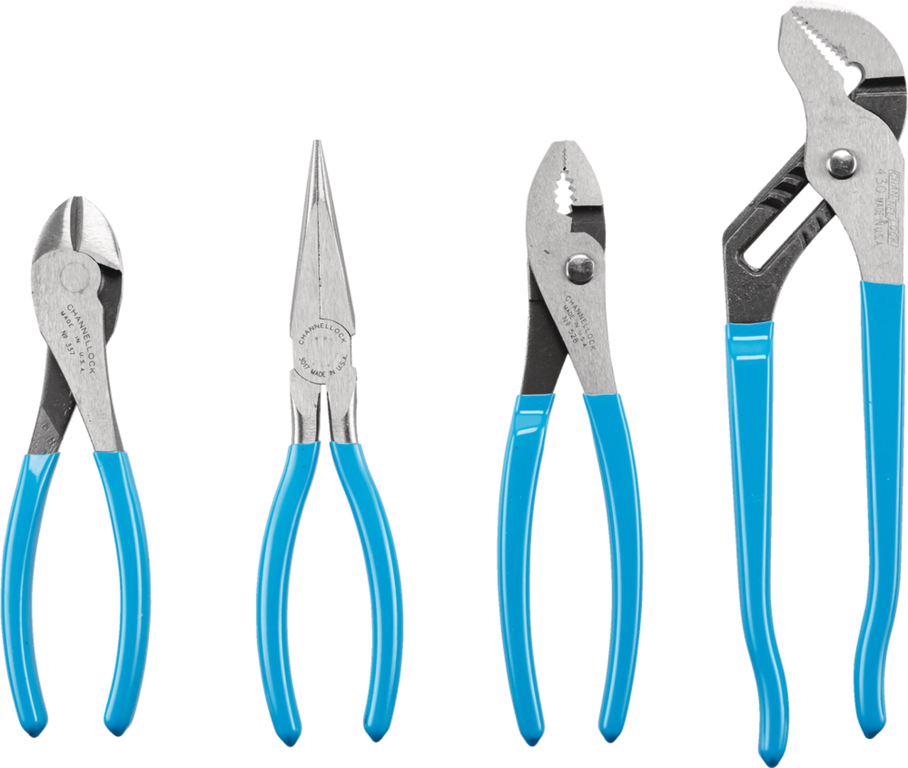 Channellock CT 4 Pliers Set Rust Resistant High Carbon Steel 4 pc Canadian Tire