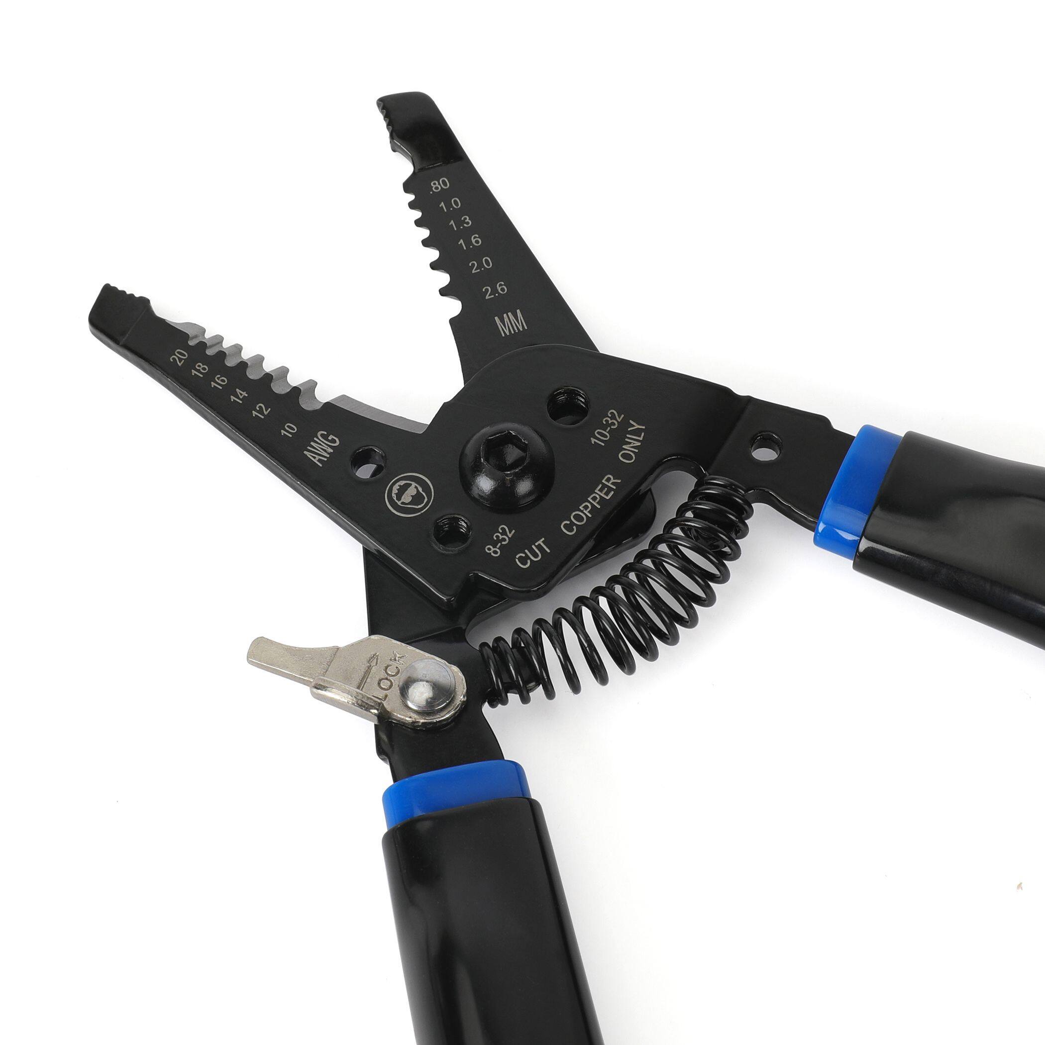 Mastercraft 10 22 Gauge Wire Stripper Comfort Grip Handles High Carbon Heat Treated Steel Canadian Tire