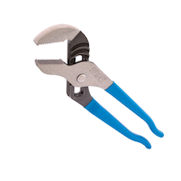 CHANNELLOCK® 430 Straight Tongue & Groove Pliers, 2-in Jaw, PermaLock® Fastener, High Carbon Steel, 10-in (25.4 cm) Front_Three_Fourths_Angled_Left