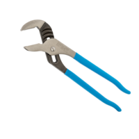CHANNELLOCK® 440 Straight Tongue & Groove Pliers, 2-1/4-in Jaw, PermaLock® Fastener, High-Carbon Steel, 12-in Front_Three_Fourths_Angled_Left