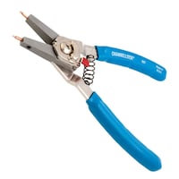 CHANNELLOCK® 927 Convertible Retaining/Snap Ring Pliers, 5 Colour Coded Interchangeable Tips, 8-in (20.3 cm) Front_Angled_Left