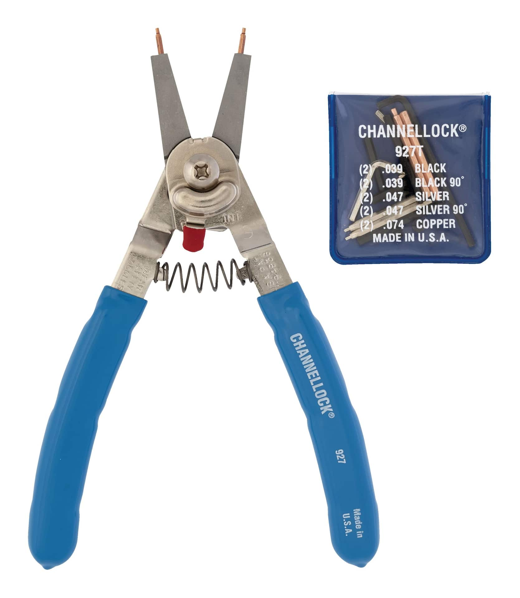 Channellock 927 Convertible Retaining Snap Ring Pliers 5 Colour