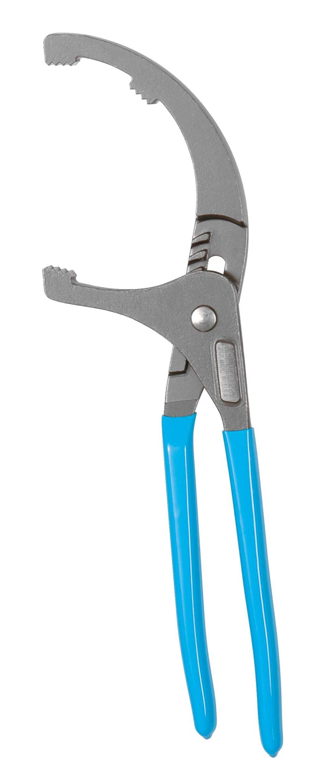 CHANNELLOCK® 212 Oil Filter/PVC Plier Wrench, PermaLock® Fastener, High Carbon Steel, 12-in (30.4 cm) Front_Flat