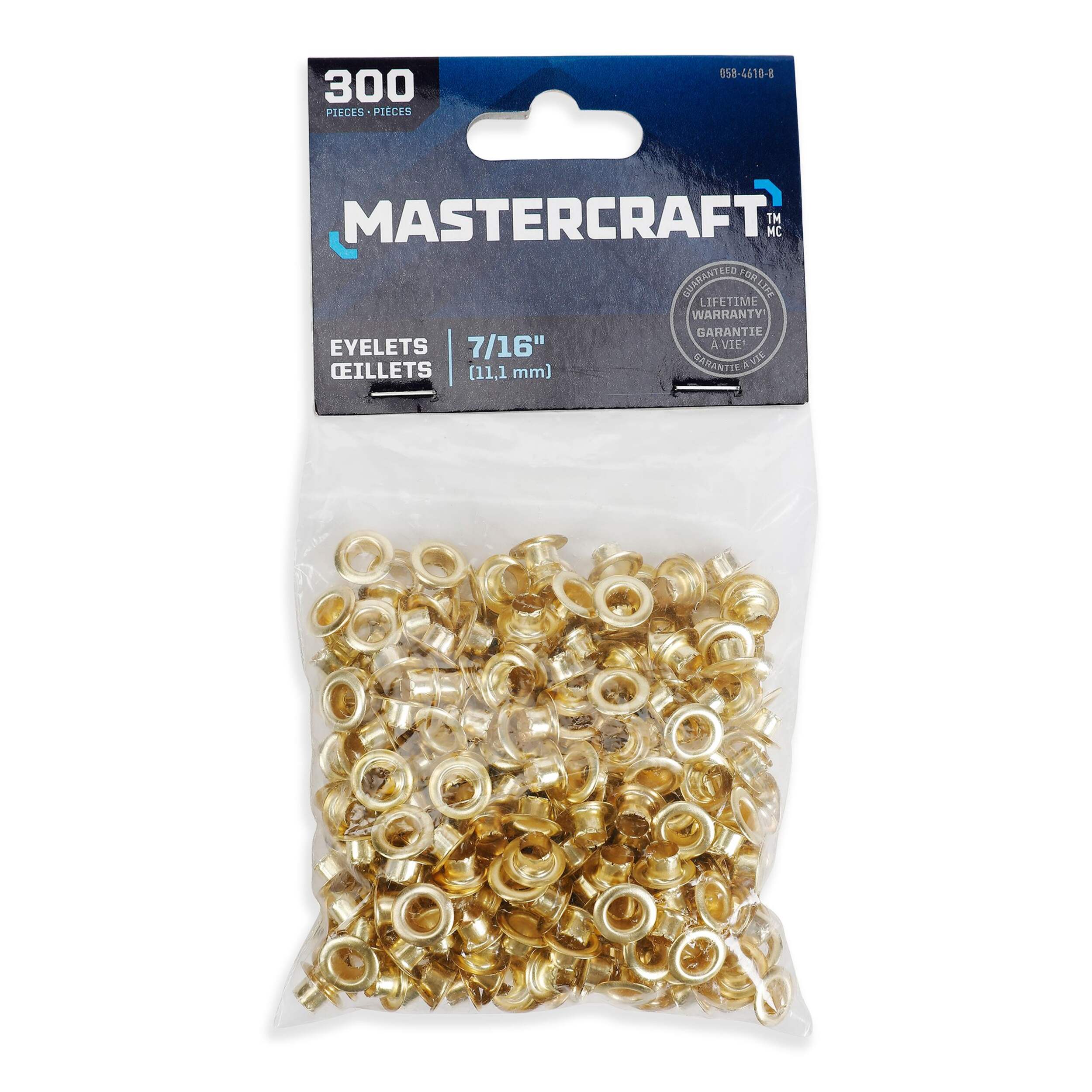 Mastercraft 7/16in Eyelets, Carbon Steel, 300pk Canadian Tire