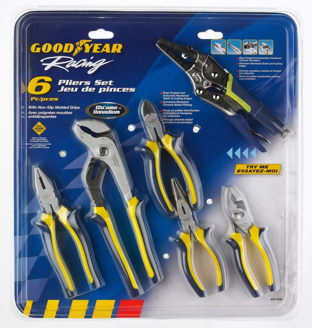 Goodyear Pliers Set, 6pc Canadian Tire