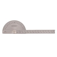 Mastercraft 2-in-1 Protractor and Ruler Front_Flat