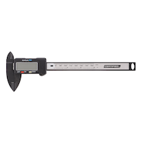 Certified Plastic Digital Caliper, 6-in Front_Flat