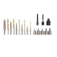 Mastercraft Screw Extractor Set, 18-pc Composite_or_Mixed