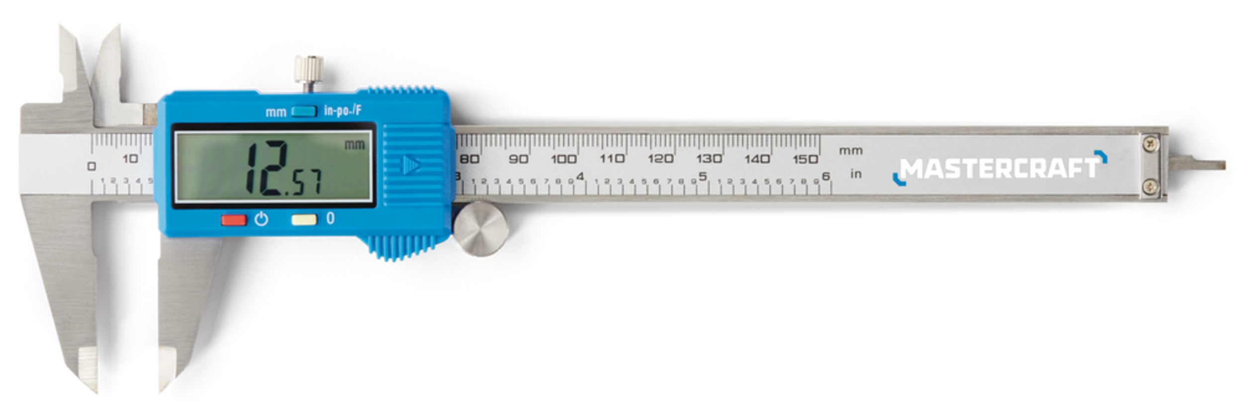 Mastercraft Digital Caliper with LCD Display, Inch to mm Conversion