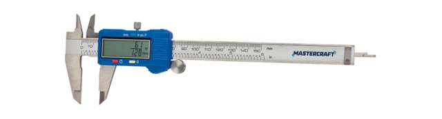 Mastercraft Digital Caliper With Lcd Display Inch To Mm Conversion