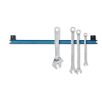 Mastercraft Magnetic Toolbar with Mounting Hardware and Compact Design, Corrosion Resistant Front_Flat