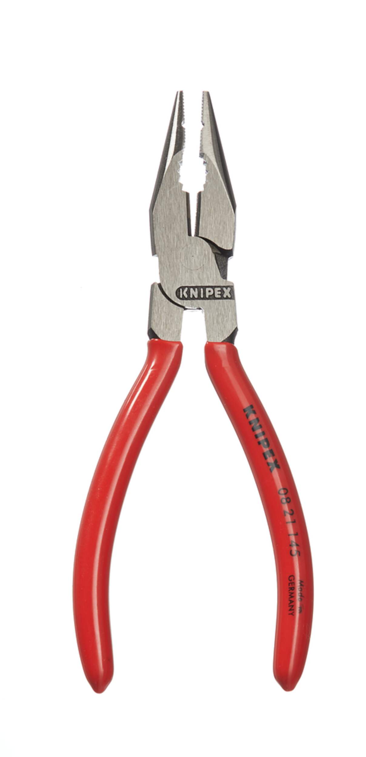 KNIPEX 08 21 145 SB Needle Nose Pliers with High Leverage Joint, 53/4