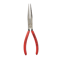 KNIPEX 26 11 200 SB Long Nose Pliers, 1/8-in to 3/32-in Cutting Capacity, 8-in Side_Left
