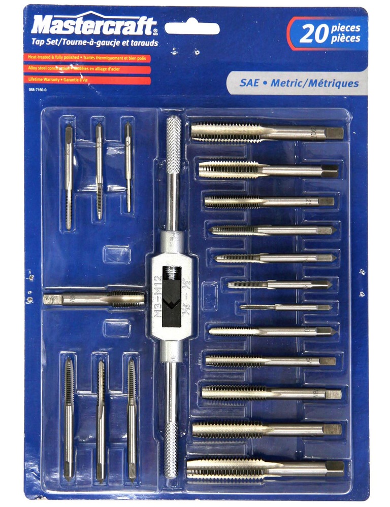 Mastercraft Tap Set, 20pc Canadian Tire