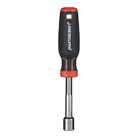 Mastercraft Nut Driver, Comfortable Soft Grip Handle, Cr-V Steel Shaft, Assorted Sizes Front_Flat