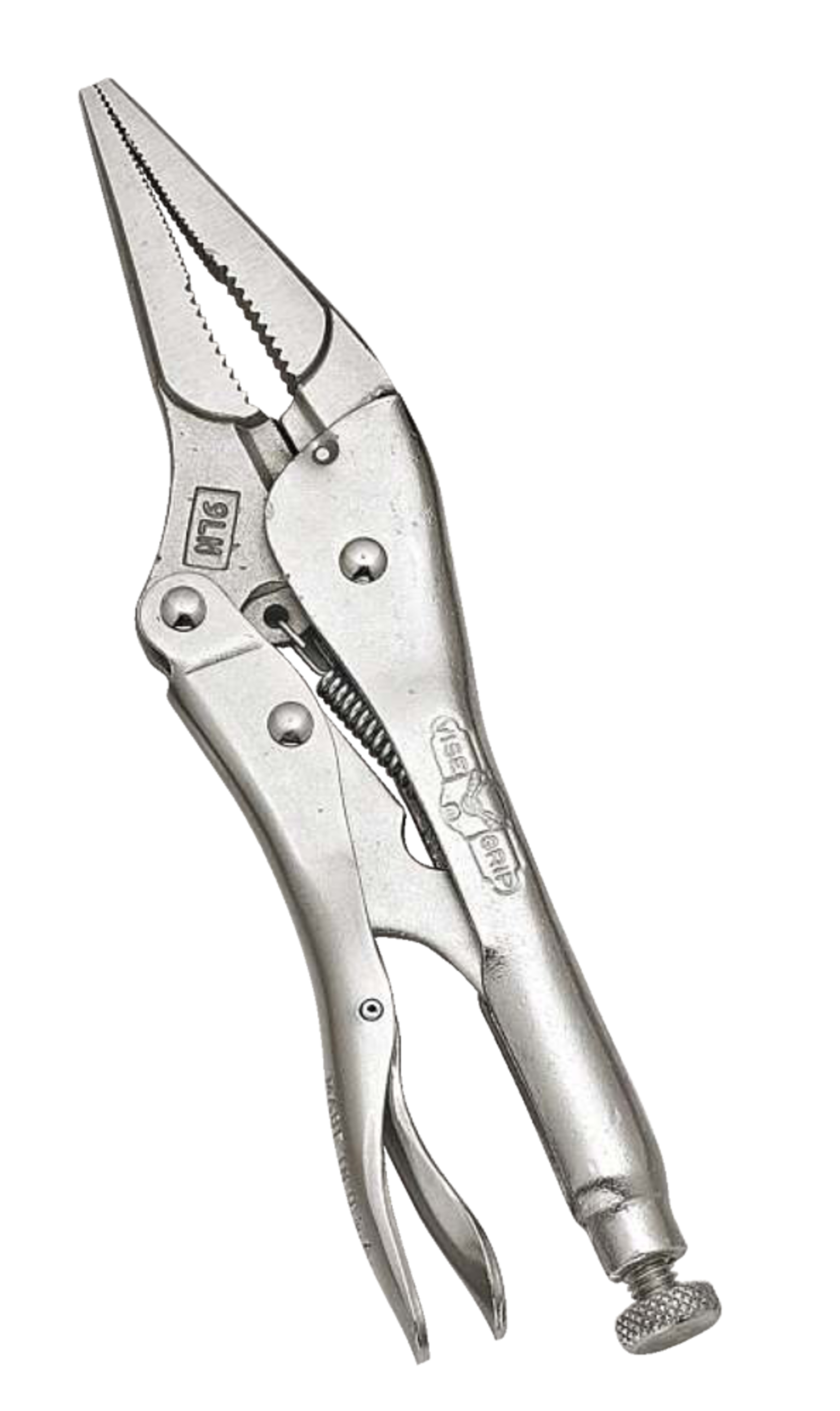 IRWIN 1502L3 VISE-GRIP® Long Nose Locking Pliers, 9-in Front_Flat