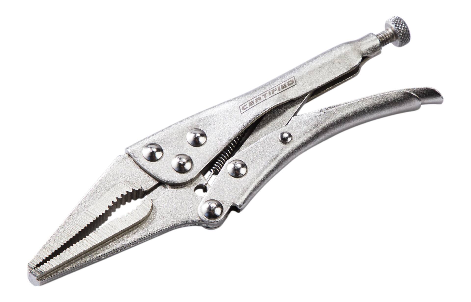 Certified Locking Pliers Set, High Carbon Steel Handles with Nickel-Plated  Finish, 5-pc