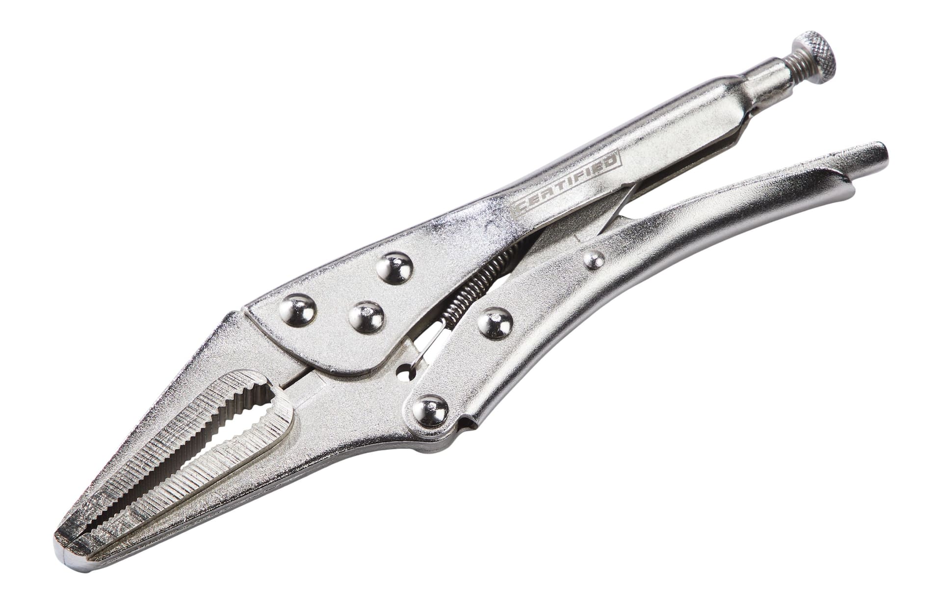 Certified Locking Pliers Set, High Carbon Steel Handles with Nickel-Plated  Finish, 5-pc