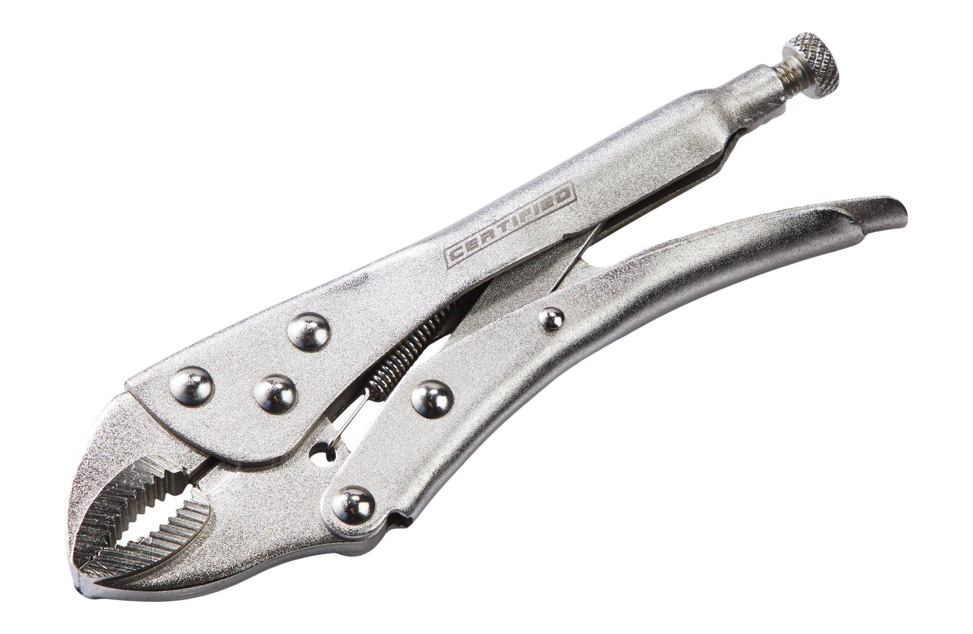 Certified Locking Pliers Set, High Carbon Steel Handles with Nickel-Plated  Finish, 5-pc