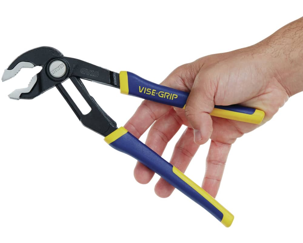 IRWIN 2078709 ViseGrip V Jaw GrooveLock Pliers Set, ProTouch™ Grips, 2