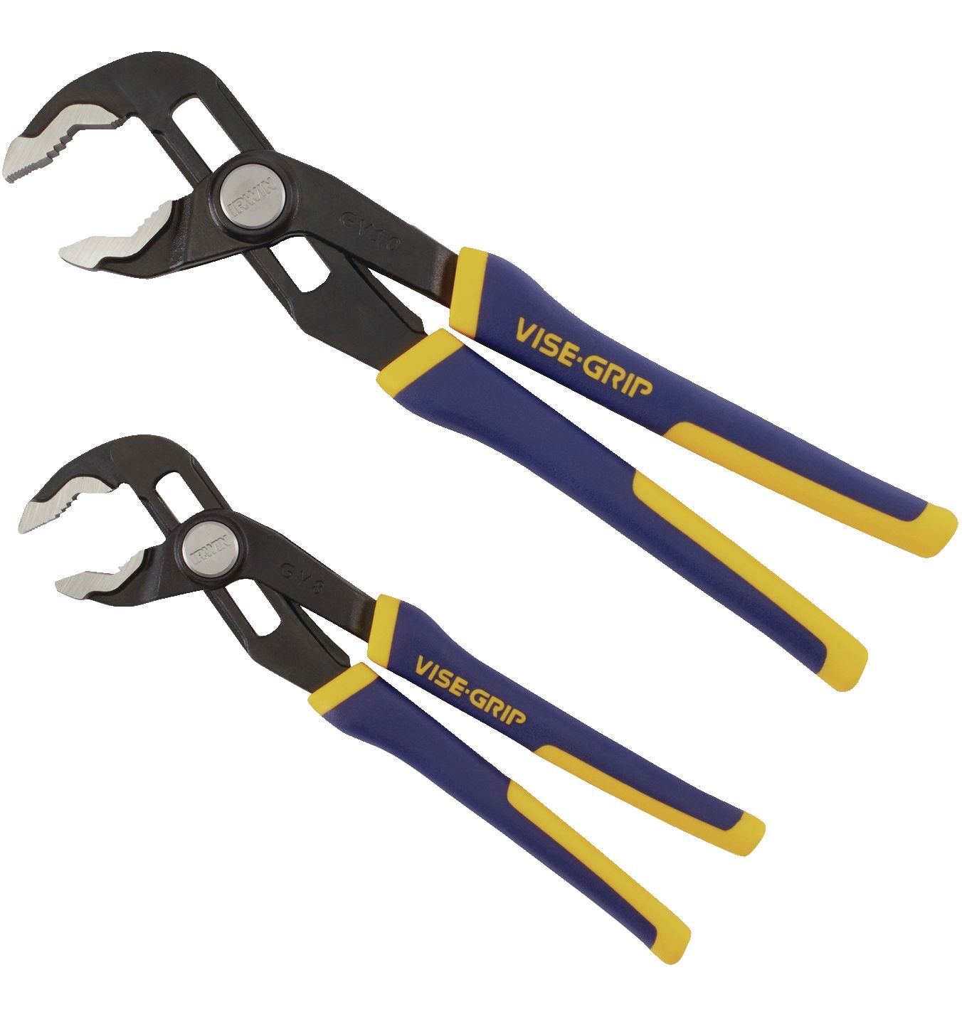 IRWIN 2078709 Vise-Grip V Jaw GrooveLock Pliers Set, ProTouch