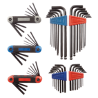 Mastercraft Folding Hex Key/Allen Wrench, Multi-Tip, Comfort Grip Handle,  Cr-V Steel Keys, 2-pk