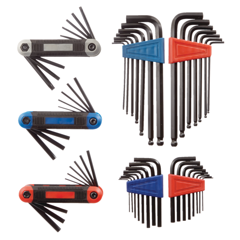 Certified Hex Key Set/Allen Wrench Set, Comfort Grip Handle, 55pc Canadian Tire
