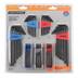 Certified Hex Key Set/Allen Wrench Set, Comfort Grip Handle, 55-pc Front_Flat