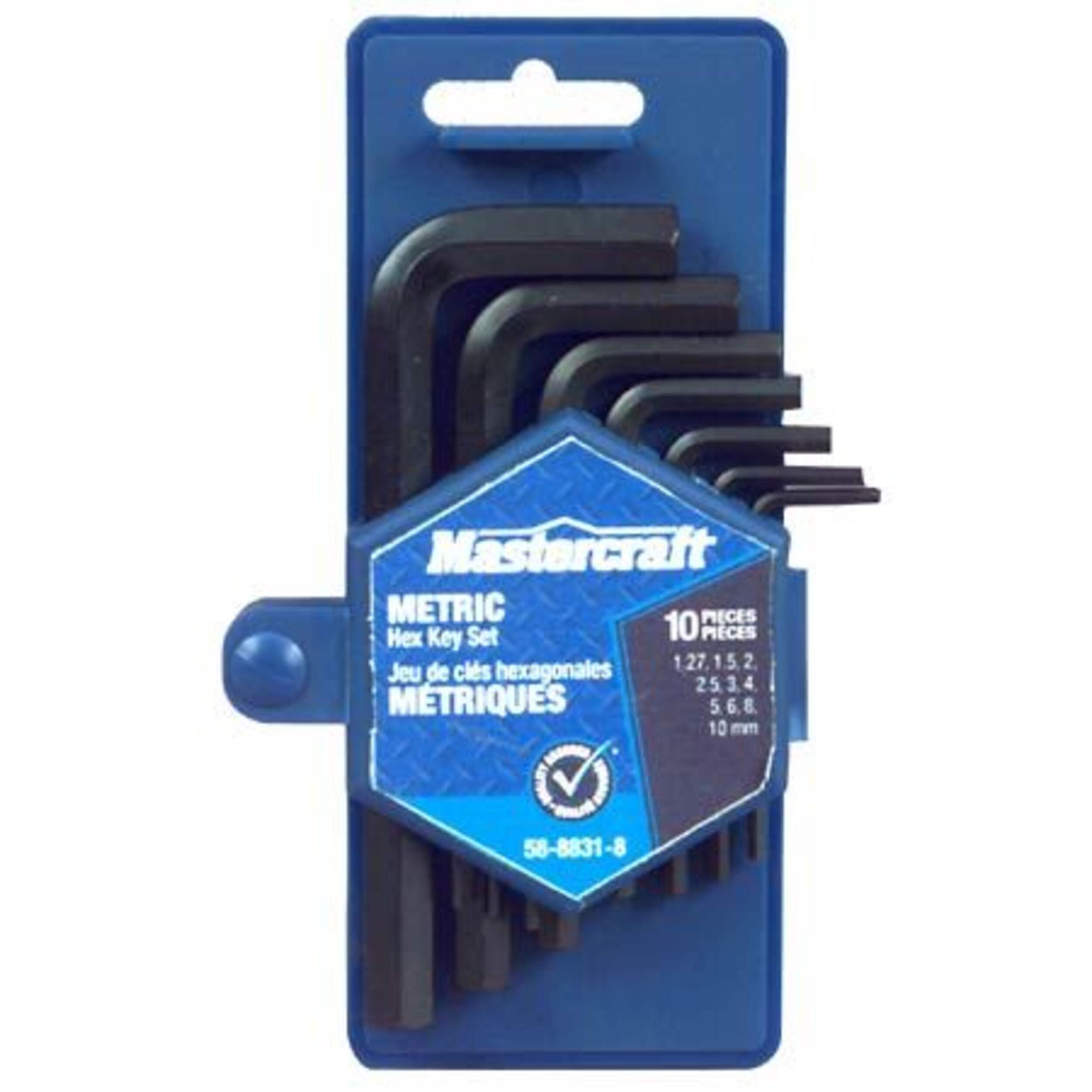 Mastercraft Metric 10 Piece Short Hex Key Canadian Tire