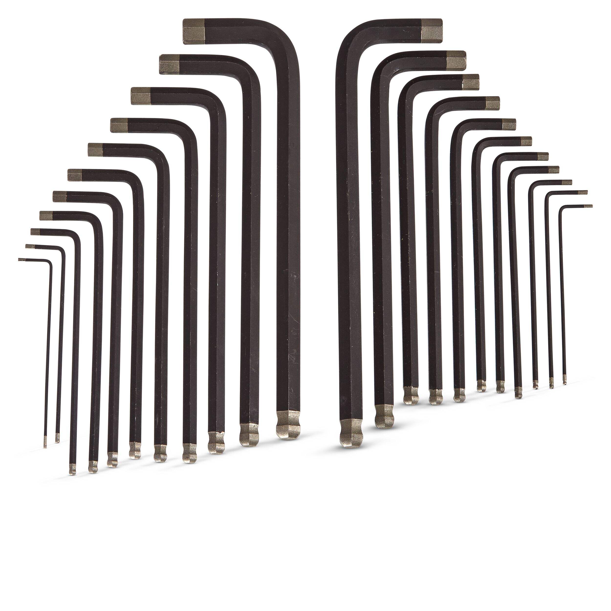 Stanley Diamond Tip Hex Key Set, 22-pc Composite_or_Mixed