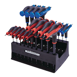 Mastercraft SAE/Metric T-Handle Hex Key Set/Allen Wrench Set, Rust Resistant, Cr-V Steel, 20-pc Composite_or_Mixed