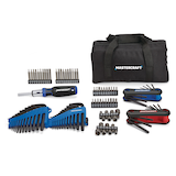 Mastercraft SAE/Metric Hex Key Set/Allen Wrench Set with Storage Bag, Rust Resistant, Cr-V Steel, 98-pc Composite_or_Mixed