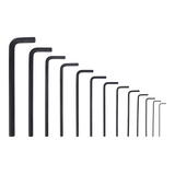 Clés hexagonales longues métriques Mastercraft, embouts multiples, antirouille, acier CR-V, paq. 13 Front_Flat