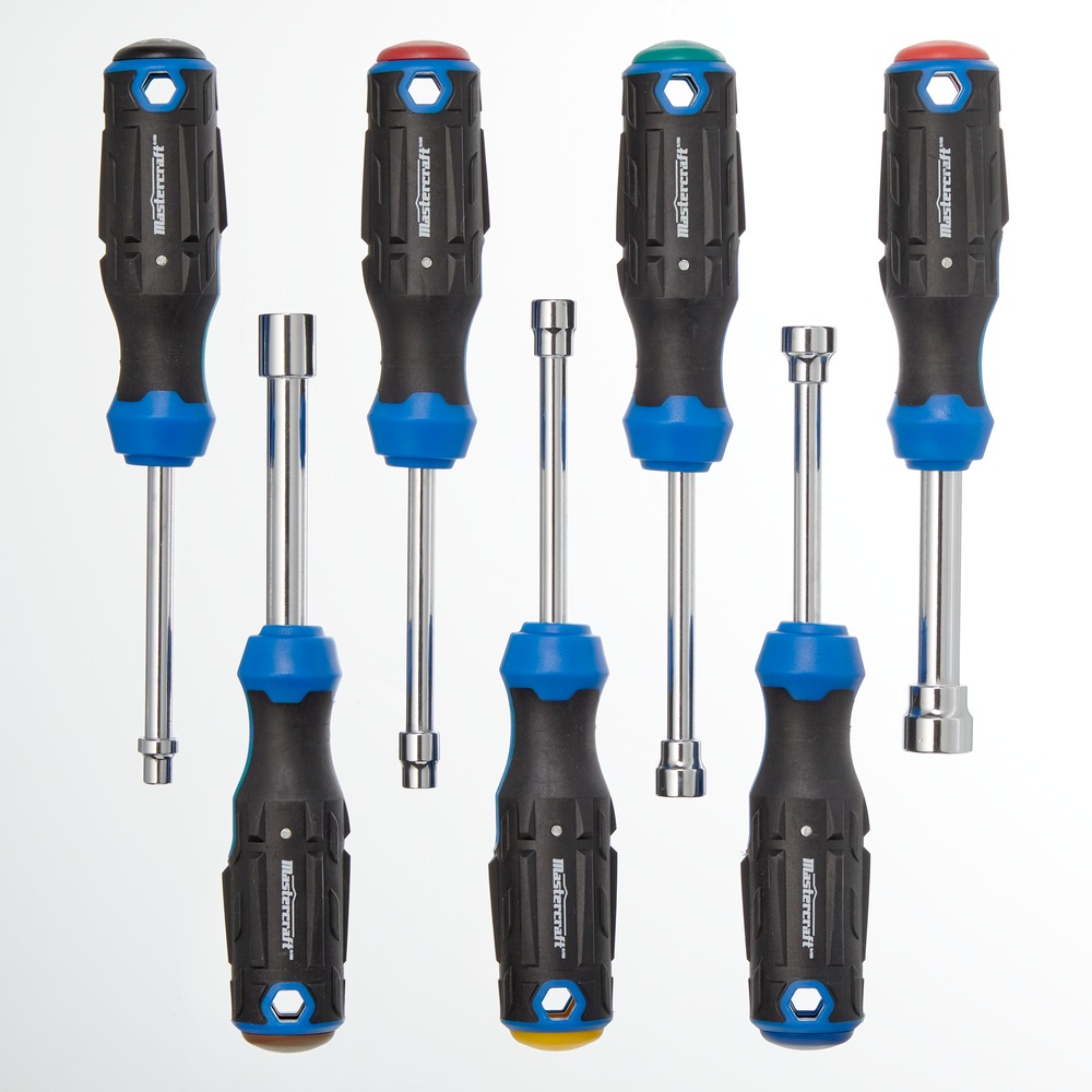 Mastercraft Nut Driver Socket Set, Ergonomically Designed, Corrosion