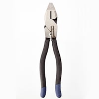 MAXIMUM 5-in-1 Lineman's Pliers, High Quality Forged Tool Steel, Colour Coded Tips, 9.5-in Front_Flat