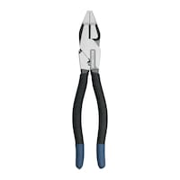MAXIMUM 5-in-1 Lineman's Pliers, High Quality Forged Tool Steel, Colour Coded Tips, 9.5-in Front_Flat