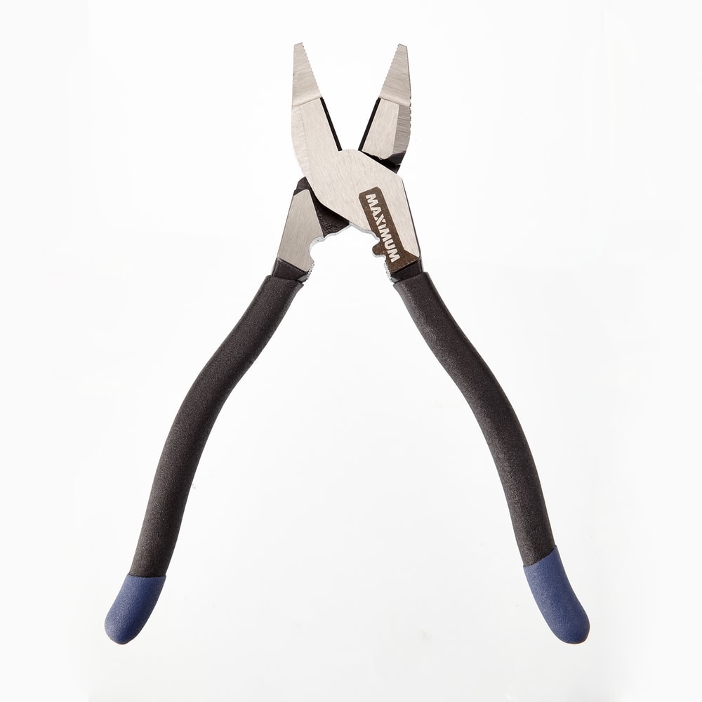 MAXIMUM 5-in-1 Lineman's Pliers, High Quality Forged Tool Steel, Colour  Coded Tips, 9.5-in
