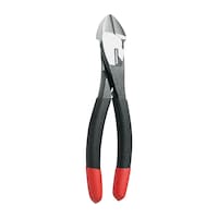MAXIMUM High Leverage Curved Diagonal Cutting Pliers, 26° Cutting Angle, Colour Coded Tips, 7-in Front_Flat