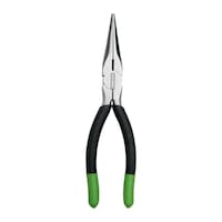 MAXIMUM Long Nose Pliers, Comfort Grip, Corrosion Resistant, Colour Coded Tips, 8-in Front_Flat