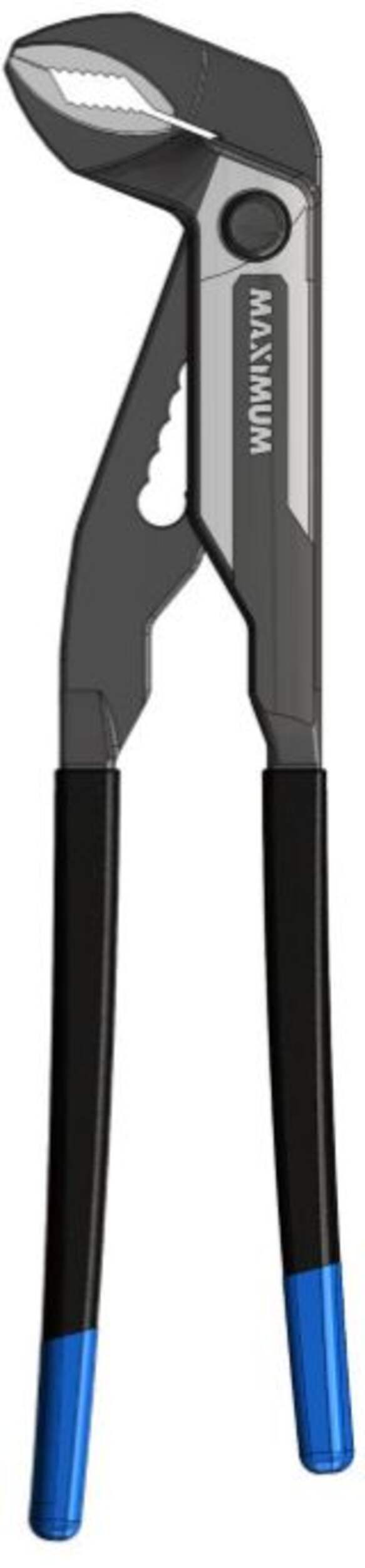 MAXIMUM Push Button V Jaw Tongue & Groove Pliers, 2-in Jaw Capacity, Rust Resistant, 10-in Front_Flat