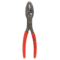 Knipex Twin Grip Slip Joint Pliers, 8-in Front_Flat