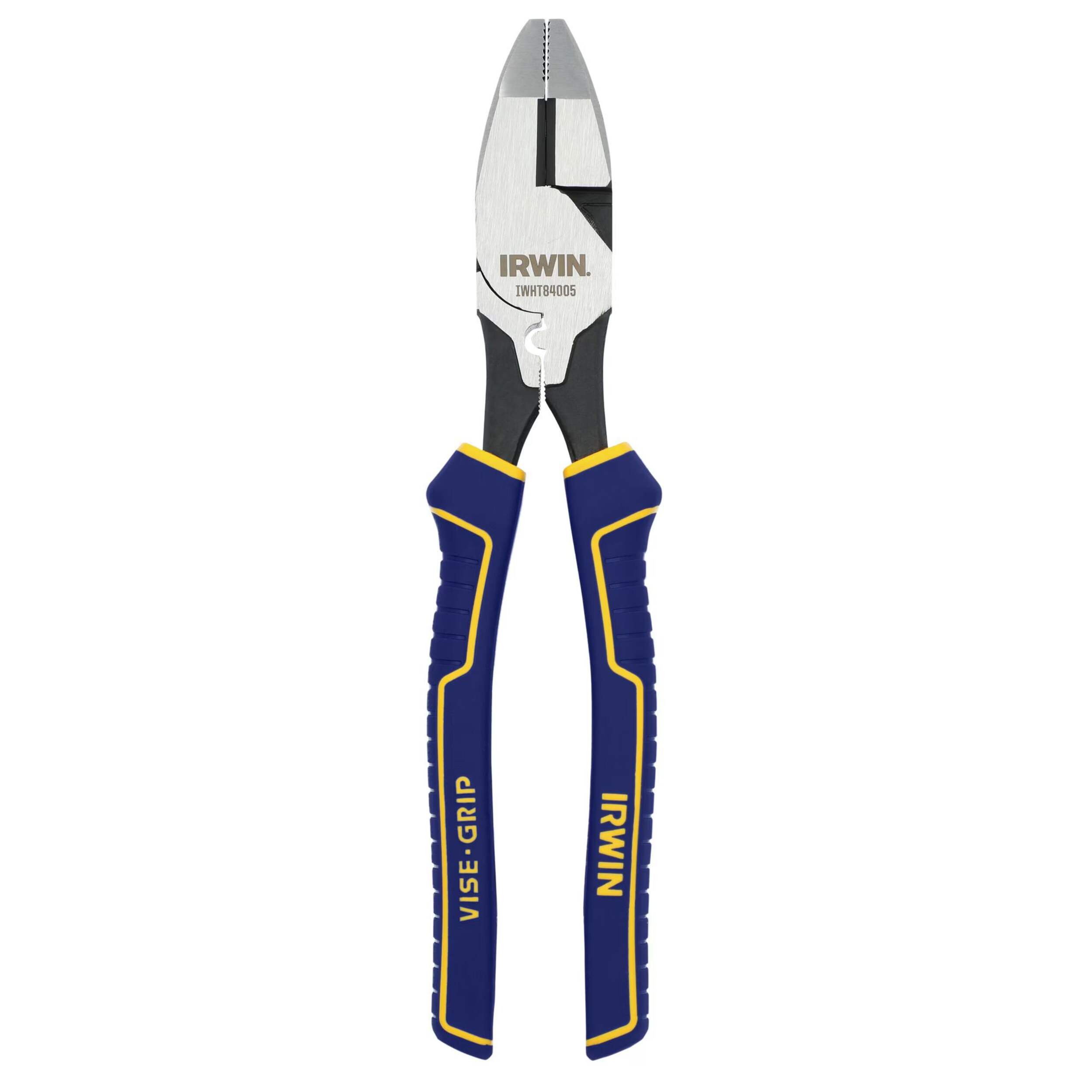 IRWIN IWHT84005 5-in-1 Multi-Function Lineman's Pliers, 9.5-in Front_Flat