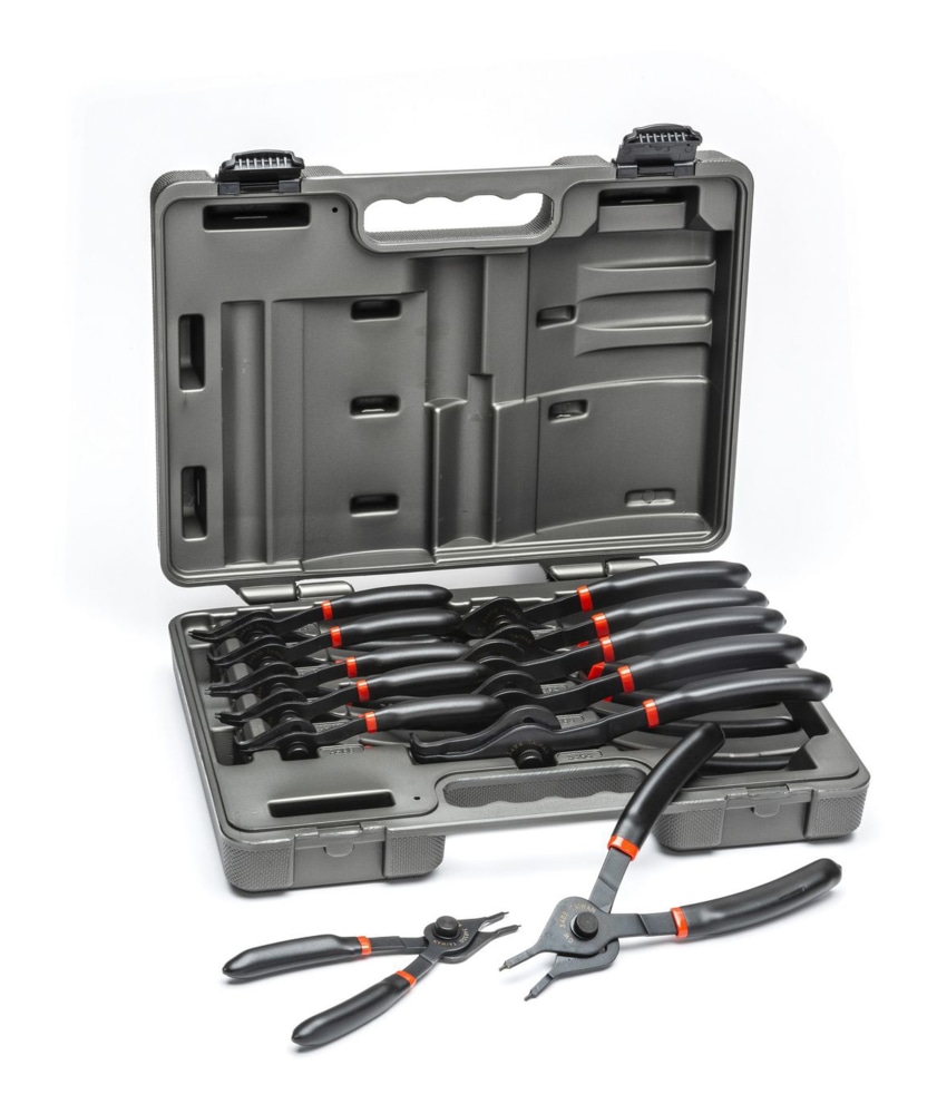 GearWrench 3495 Fixed Tip Convertible Snap Ring Plier Set with Case