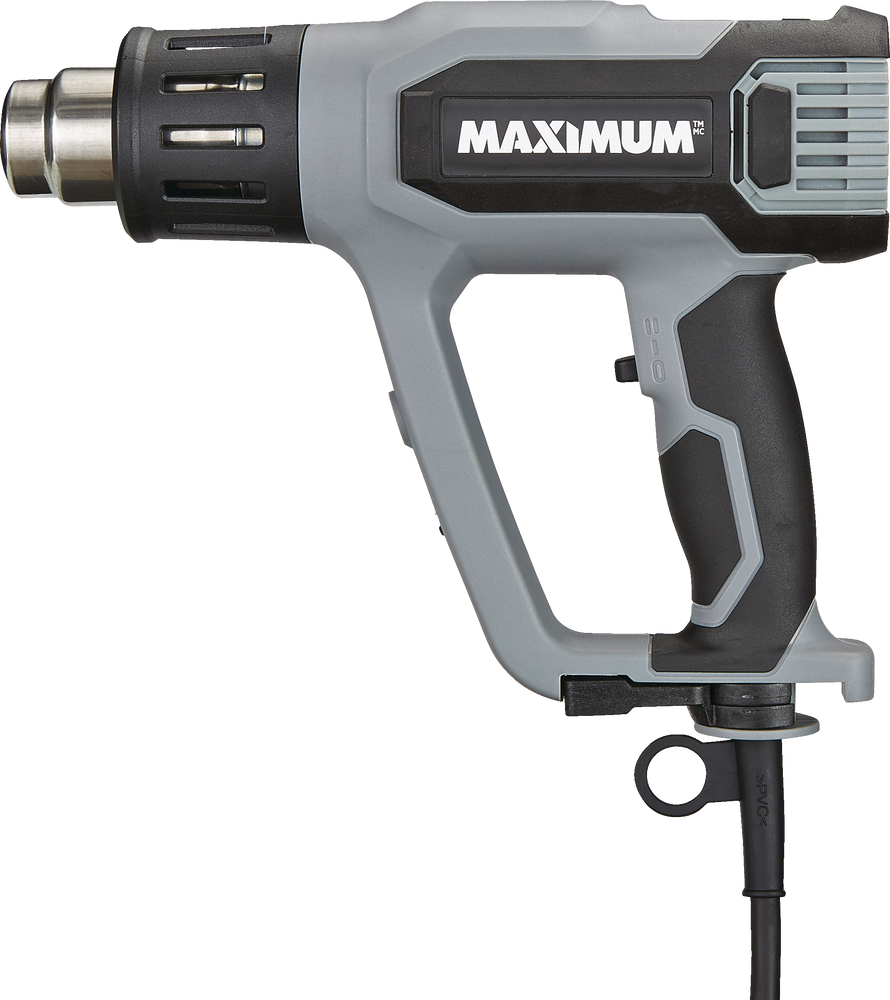 MAXIMUM 15A Variable Temperature Heat Gun with LCD Display, Scraper