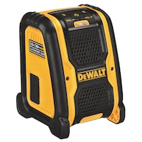 DEWALT DCR006 12V/20V Lithium-Ion Cordless Bluetooth Wireless Jobsite Speaker with Power Adaptor Front_Angled_Right